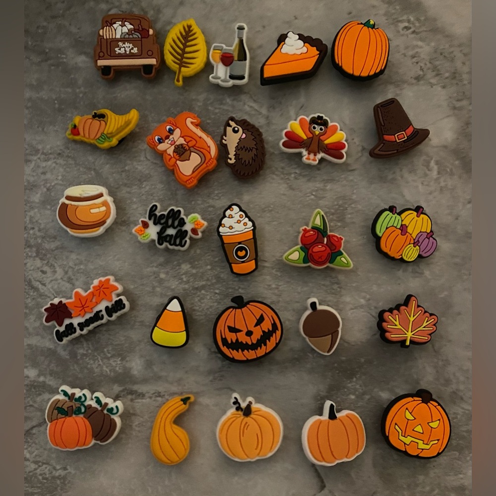 Fall Croc Charms
